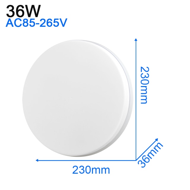 Ultra Thin LED Ceiling Light Modern Panel Lamp AC 110 220V 48W 36W 24W 18W 13W 9W 6W Indoor Bedroom Kitchen Living Room Lighting