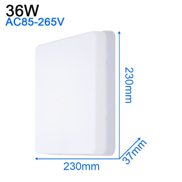 Ultra Thin LED Ceiling Light Modern Panel Lamp AC 110 220V 48W 36W 24W 18W 13W 9W 6W Indoor Bedroom Kitchen Living Room Lighting