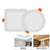 LED AC85-265V Ultra Thin Round LED Panel Light 6W 8W 15W 20W Aluminum Ceiling Recessed Downlight open hole adjustable