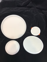 LED AC85-265V Ultra Thin Round LED Panel Light 6W 8W 15W 20W Aluminum Ceiling Recessed Downlight open hole adjustable