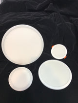 LED AC85-265V Ultra Thin Round LED Panel Light 6W 8W 15W 20W Aluminum Ceiling Recessed Downlight open hole adjustable