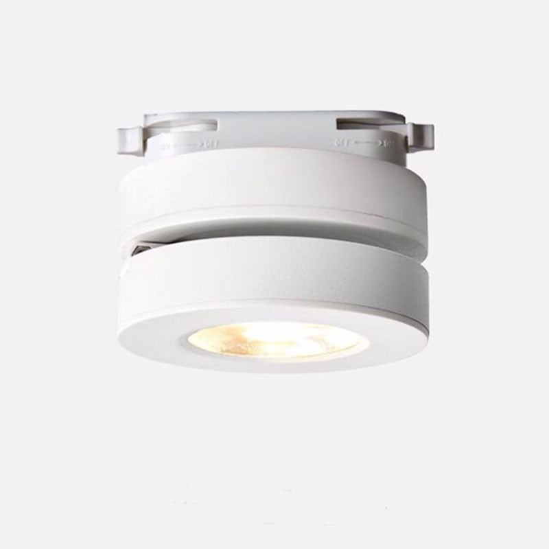 LED ceiling spotlight, track light 3W 5W 7W 10W ultra-thin surface mounted downlight, foldable 360-degree rotating background wall