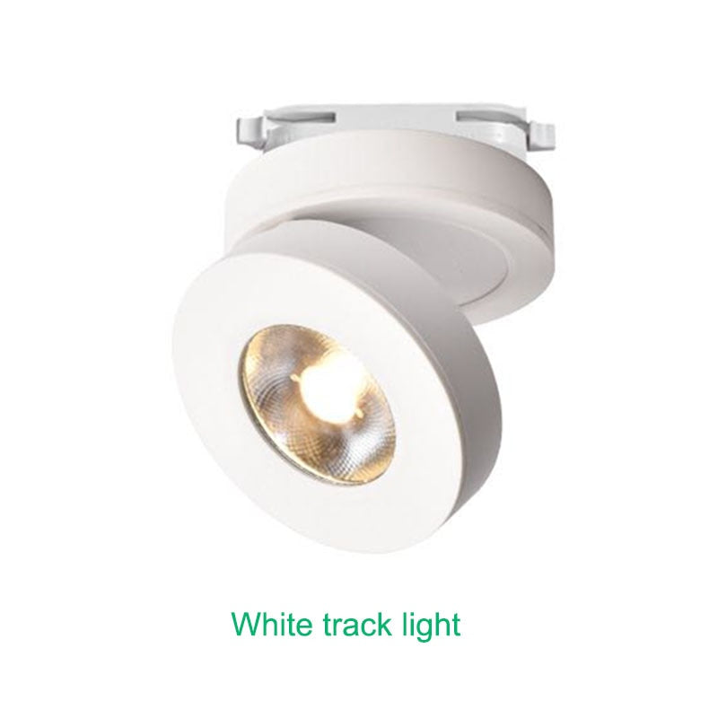 LED ceiling spotlight, track light 3W 5W 7W 10W ultra-thin surface mounted downlight, foldable 360-degree rotating background wall