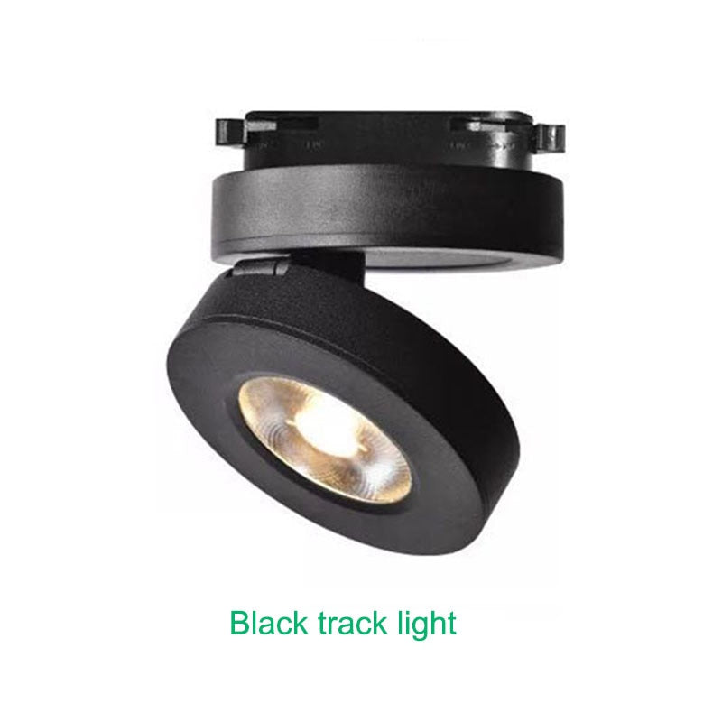 LED ceiling spotlight, track light 3W 5W 7W 10W ultra-thin surface mounted downlight, foldable 360-degree rotating background wall