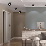 LED ceiling spotlight, track light 3W 5W 7W 10W ultra-thin surface mounted downlight, foldable 360-degree rotating background wall