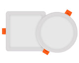 LED panel lights Square Round 6W 8W 15W 20W 220V AC85-265V recessed led ceiling light Spot Down Light Aluminum Panel