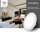 LED panel lights Square Round 6W 8W 15W 20W 220V AC85-265V recessed led ceiling light Spot Down Light Aluminum Panel