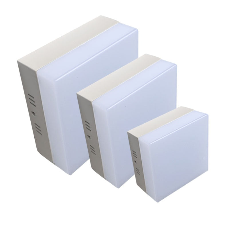 Square/Round Led Panel Light Surface Mounted leds Downlight ceiling down 6W 12W 18W 24W 110-240V lampada led lamp + LED Driver