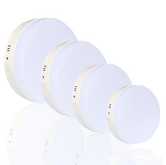 Square/Round Led Panel Light Surface Mounted leds Downlight ceiling down 6W 12W 18W 24W 110-240V lampada led lamp + LED Driver