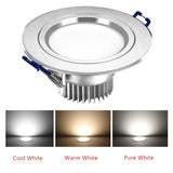 LED Ceiling downlight Epistar 1PCS 3W 5W 7W 9W 12W LED ceiling lamp Recessed Spot light AC220V 230V for home illumination