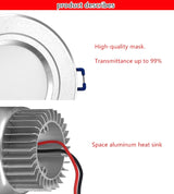 LED Ceiling downlight Epistar 1PCS 3W 5W 7W 9W 12W LED ceiling lamp Recessed Spot light AC220V 230V for home illumination