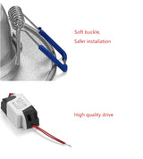 LED Ceiling downlight Epistar 1PCS 3W 5W 7W 9W 12W LED ceiling lamp Recessed Spot light AC220V 230V for home illumination