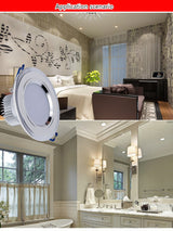 LED Ceiling downlight Epistar 1PCS 3W 5W 7W 9W 12W LED ceiling lamp Recessed Spot light AC220V 230V for home illumination