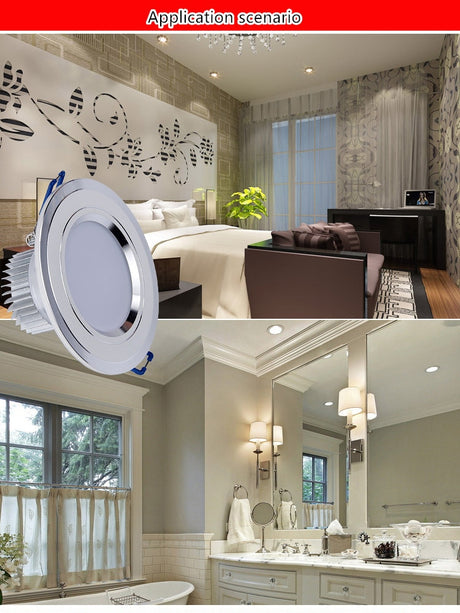 LED Ceiling downlight Epistar 1PCS 3W 5W 7W 9W 12W LED ceiling lamp Recessed Spot light AC220V 230V for home illumination