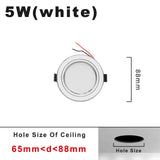 5W 9W 12W 15W 18W White/Warm white LED Spot Lighting Led Bulb For Bedroom Kitchen Dining room LED Downlight Round Recessed