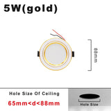 5W 9W 12W 15W 18W White/Warm white LED Spot Lighting Led Bulb For Bedroom Kitchen Dining room LED Downlight Round Recessed