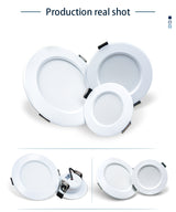 LED Downlight 10pcs/lot 3W 5W 7W 9W 12W 15W LED Lamp AC 220V Spotlight Recessed Round LED Panel Light Indoor Lighting Down light