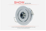 Mini Recessed led Spotlight 1W 3W COB Ceiling panels Downlight White Black Silver Gold Small Lamp AC 85-265V+Drive