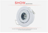 Mini Recessed led Spotlight 1W 3W COB Ceiling panels Downlight White Black Silver Gold Small Lamp AC 85-265V+Drive