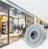 Mini Recessed led Spotlight 1W 3W COB Ceiling panels Downlight White Black Silver Gold Small Lamp AC 85-265V+Drive