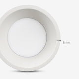 Anti-Glare LED Downlight Narrow Border Dimmable COB LED Ceiling Lamp Living Room Restaurant Background Recessed Spot Light