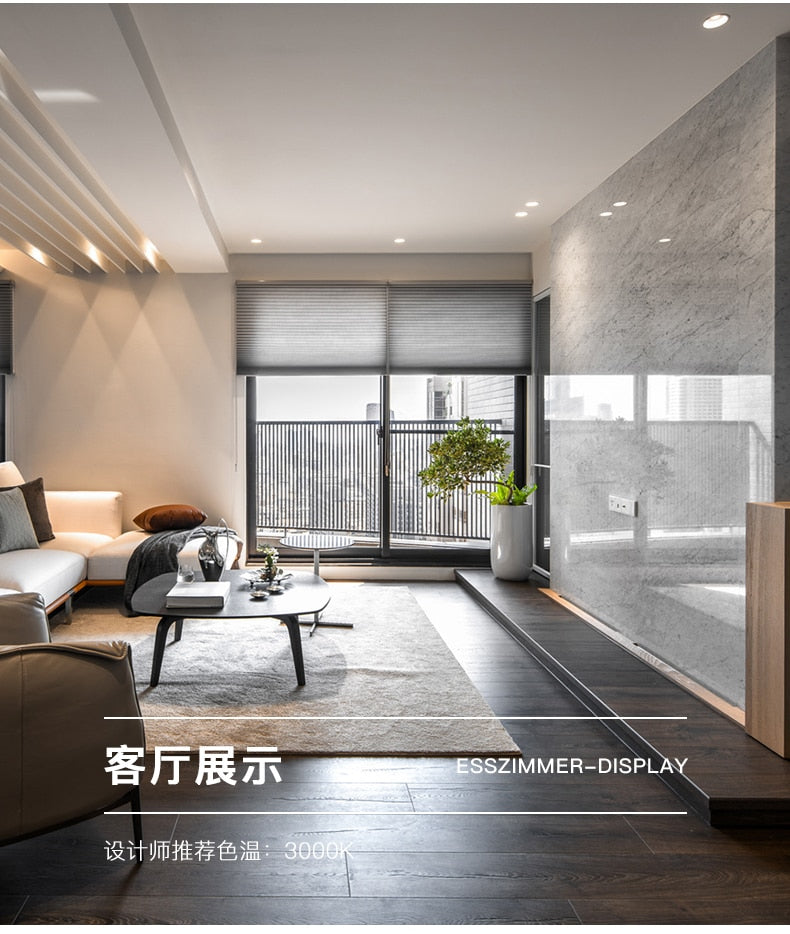 Anti-Glare LED Downlight Narrow Border Dimmable COB LED Ceiling Lamp Living Room Restaurant Background Recessed Spot Light