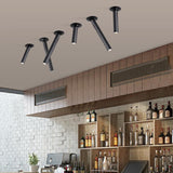 Led Downlight Long Tube Embedded Dimmable Led Spot Modern Aluminum Spot Light Indoor Living Room Store Office Ceiling Lamp
