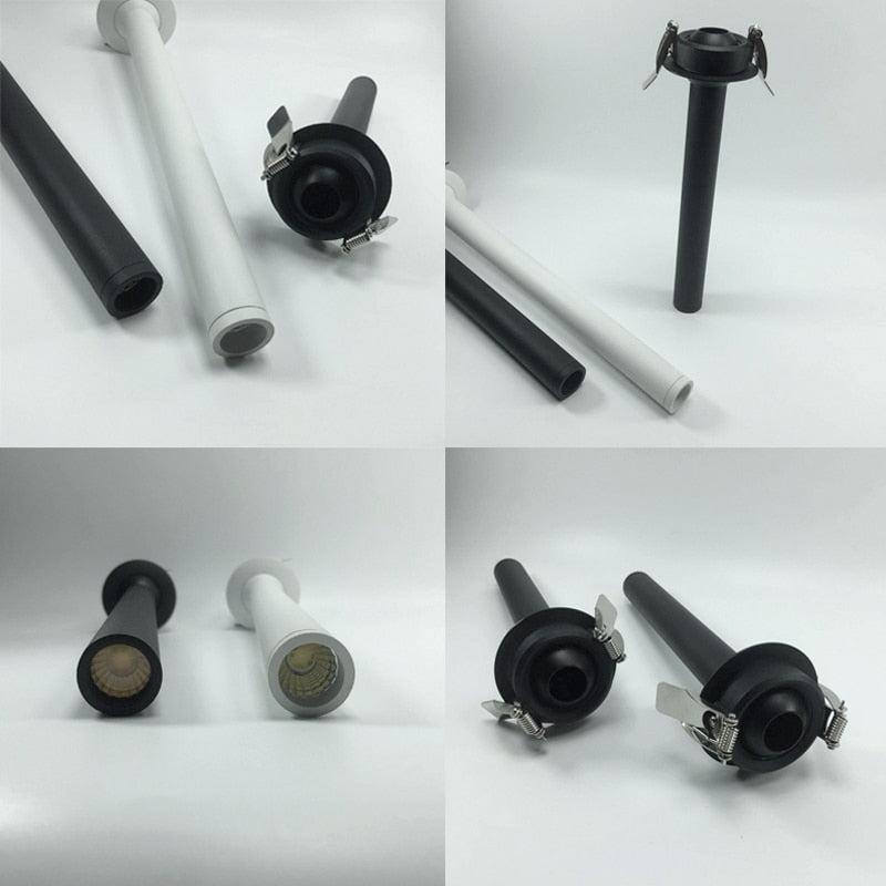 Led Downlight Long Tube Embedded Dimmable Led Spot Modern Aluminum Spot Light Indoor Living Room Store Office Ceiling Lamp