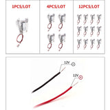 Mini spotlight LED waterproof DC12V indoor bathroom ceiling living room 3W cabinet embedded focus 24V built-in small downlight