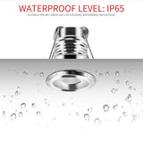 Mini spotlight LED waterproof DC12V indoor bathroom ceiling living room 3W cabinet embedded focus 24V built-in small downlight