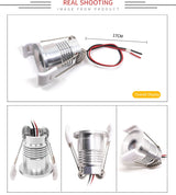 Mini spotlight LED waterproof DC12V indoor bathroom ceiling living room 3W cabinet embedded focus 24V built-in small downlight