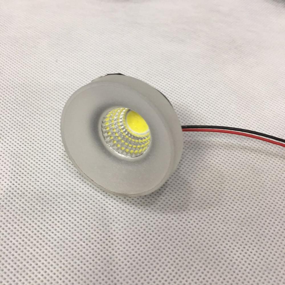 Mini Downlight 5pcs/lot Cabinet Spot Light diameter 48mm 3w Ceiling Recessed Lamp AC85-265V Dimmable Down lights