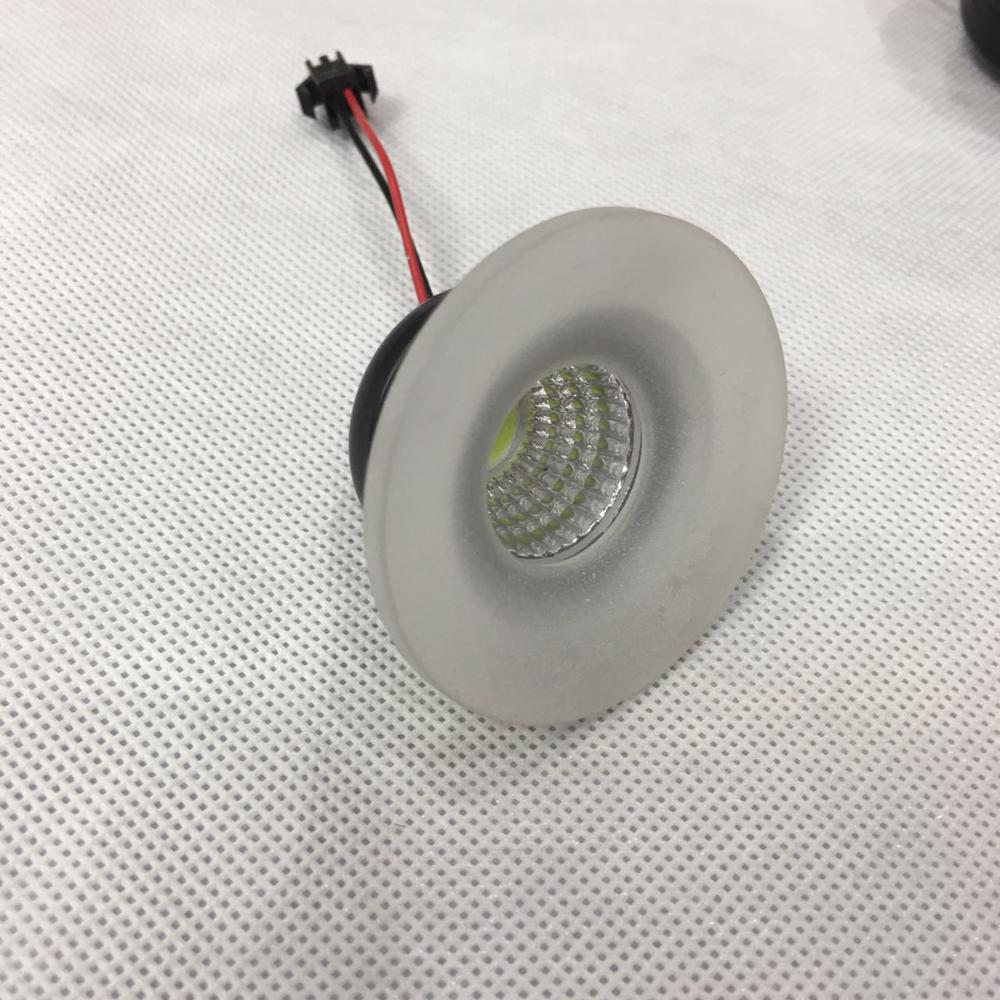 Mini Downlight 5pcs/lot Cabinet Spot Light diameter 48mm 3w Ceiling Recessed Lamp AC85-265V Dimmable Down lights