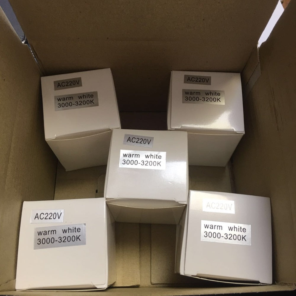 Mini Downlight 5pcs/lot Cabinet Spot Light diameter 48mm 3w Ceiling Recessed Lamp AC85-265V Dimmable Down lights