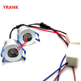 Dimmable LED Spot Light 3W Mini LED Downlight 6pcs/lot AC110V/220V/DC12V 3W LED Ceiling Lamp Cabinet Light CE ROHS