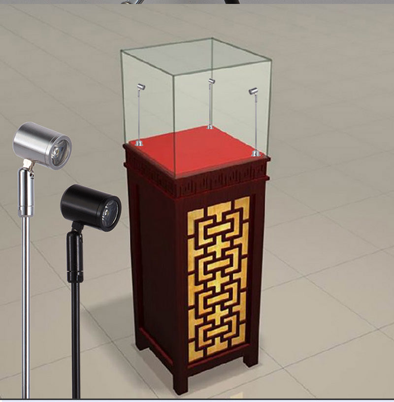 Mini LED Spotlight Surface Mounted 4PCS 1W Cabinet Downlights for Display of Wall Lights 10/15/20/25/30/35cm