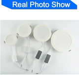 Ultra thin LED Downlight AC 220V 240V 3W 5W 7W 12W 18W 2835SMD Down Light Ceiling LED round panel light for Living Room Foyer