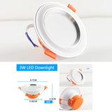 Ultra thin LED Downlight AC 220V 240V 3W 5W 7W 12W 18W 2835SMD Down Light Ceiling LED round panel light for Living Room Foyer