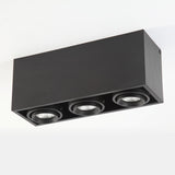 LED spot lighting LED Grille spotlights gallbladder 5W MR16*3 360 angle adjustment anti-glare Bean Lamp Ceiling Downlighting