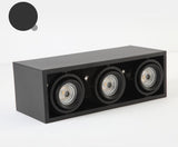 LED spot lighting LED Grille spotlights gallbladder 5W MR16*3 360 angle adjustment anti-glare Bean Lamp Ceiling Downlighting