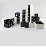 LED spot lighting LED Grille spotlights gallbladder 5W MR16*3 360 angle adjustment anti-glare Bean Lamp Ceiling Downlighting