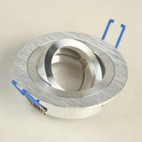 Round LED Trim Ring Ceiling Downlights Recessed Mounted Frame GU10/MR16 Halogen Bulb Lamp Socket Base Spot Light Fitting Fixture