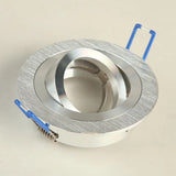 Round LED Trim Ring Ceiling Downlights Recessed Mounted Frame GU10/MR16 Halogen Bulb Lamp Socket Base Spot Light Fitting Fixture