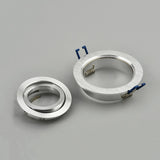 Round LED Trim Ring Ceiling Downlights Recessed Mounted Frame GU10/MR16 Halogen Bulb Lamp Socket Base Spot Light Fitting Fixture