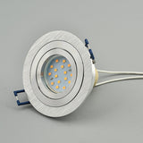 Round LED Trim Ring Ceiling Downlights Recessed Mounted Frame GU10/MR16 Halogen Bulb Lamp Socket Base Spot Light Fitting Fixture