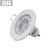 Round white Recessed LED Ceiling Light NO Adjustable Frame MR16 GU10 Bulb Fixture Downlight Holder