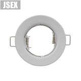 Round white Recessed LED Ceiling Light NO Adjustable Frame MR16 GU10 Bulb Fixture Downlight Holder