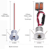 etrnLED Ceiling Spots 12V 24V Mini Lamp For Home Cabinet Display Closet Stairs Recessed Led Spotlights Color 2W 3W With Driver