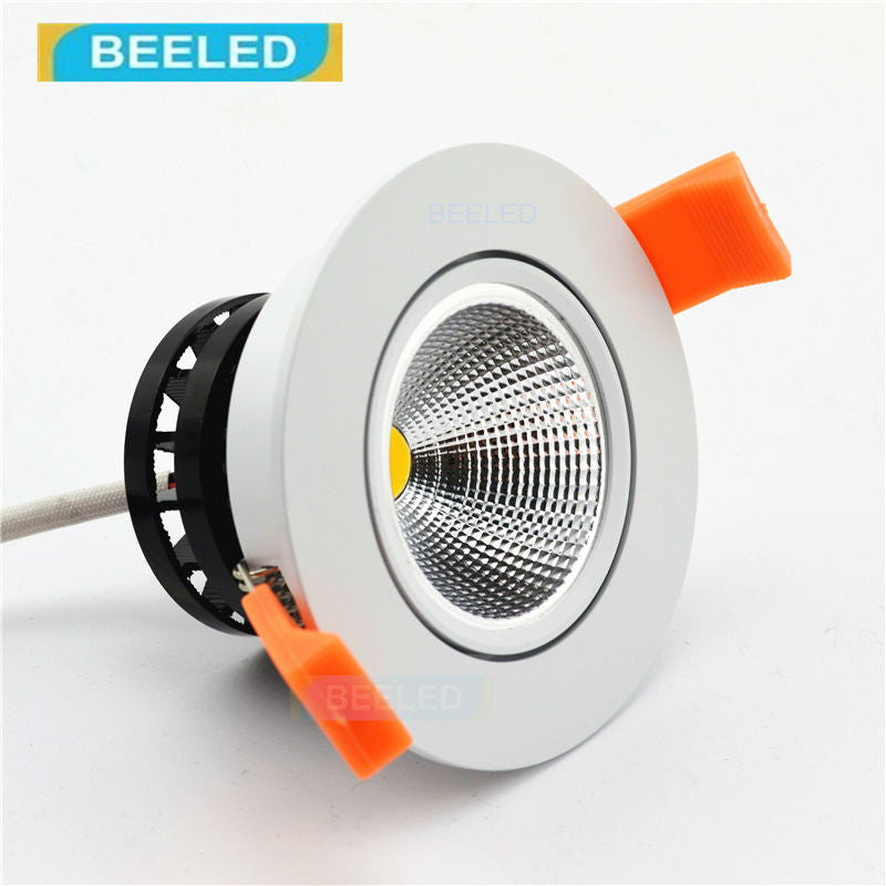 Recessed LED downlight Spot lights led lamp 3W 5W 7W white COB led dimmable dimmer led bulb lamps