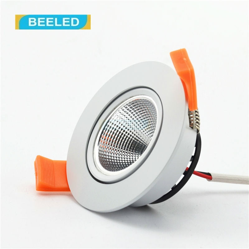 Recessed LED downlight Spot lights led lamp 3W 5W 7W white COB led dimmable dimmer led bulb lamps